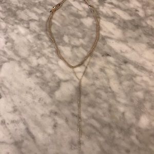 Rose gold delicate necklace